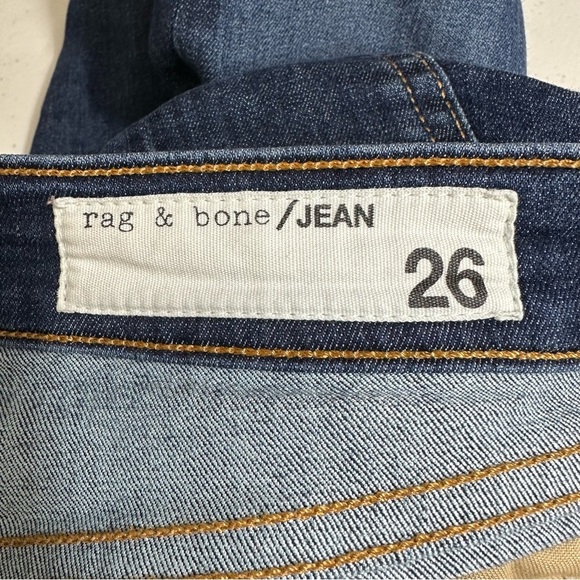Rag & Bone 10” Ankle Skinny Jean Mad River Blue 26 - Picture 12 of 13